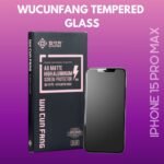 WuCunFang Anti Impact Anti Oil/Water Tempered Glass for iPhone 15 Pro Max